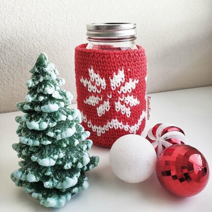 'The Heart of Christmas' Mason Jar Cozies