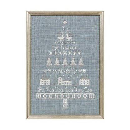 Historical Sampler Company White Christmas Tree - Downloadable PDF