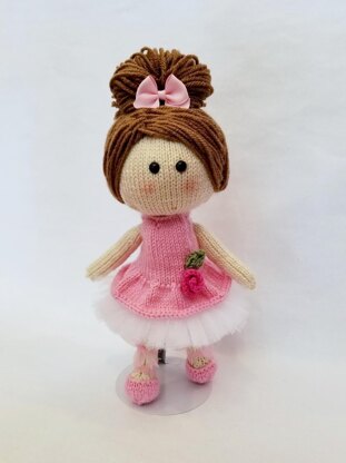 Ballerina Knit Doll