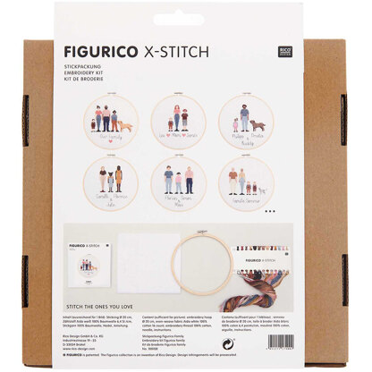 Rico Figurico Family Embroidery Kit