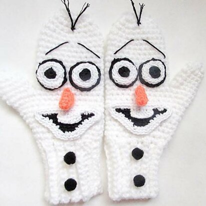 Snowman Mittens