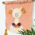 Crochet Alpaca Wall Hanging