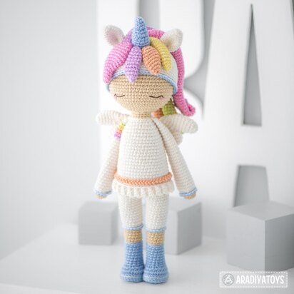 Friendy Emily the Unicorn Doll by AradiyaToys