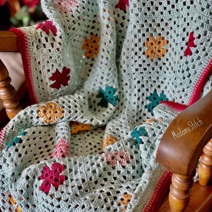 Garden Posy Granny Afghan