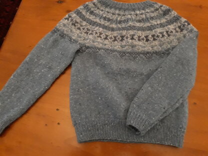 Boys fair isle jumper