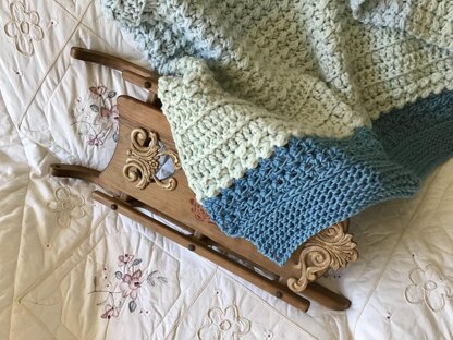 Antique Sled Baby Blanket