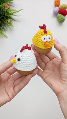 Crochet Chicken Easter Egg Cozy