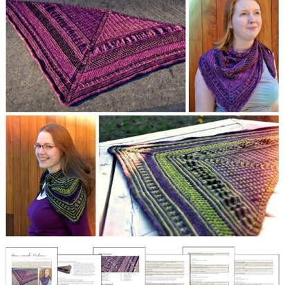 Hue and Value Shawl