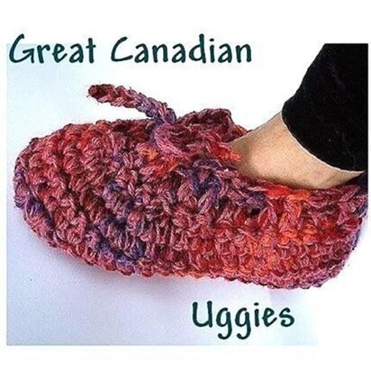 Great Canadian Uggies - Crochet Slippers Pattern - Warm and Cosy! |by Ashton11