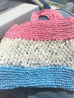 Recycled Plarn Lattice Bag