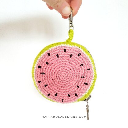 Watermelon Zipper Purse