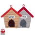 166 Dogs house kennel decor or potholder