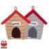 166 Dogs house kennel decor or potholder