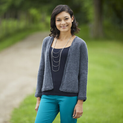 805 Nightfall Cardigan - Knitting Pattern for Women in Valley Yarns Colrain