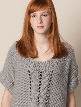 Cloud Dancer Sweater in Classic Elite Yarns Twinkle Baby Chunky - Downloadable PDF