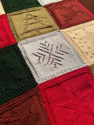 Christmas Patchwork Blanket