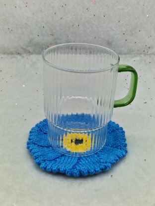 PDF Sunflower, Forget-me-not & Poppy Coasters