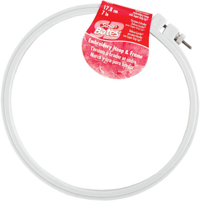 Bates Plastic Embroidery Hoop - Light Blue 10in
