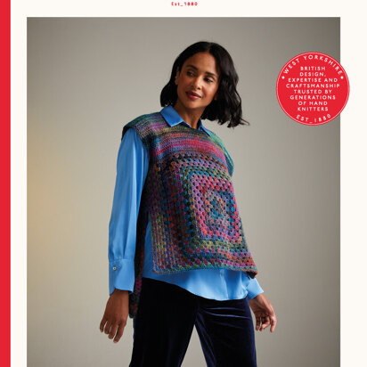 Tabard In Sirdar Jewelspun Aran - 10728P - Downloadable PDF