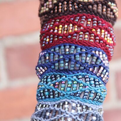 Beaded Waves Cuff