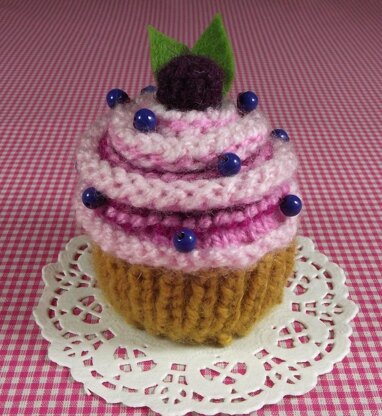 Blueberry Cupcake Pincushion