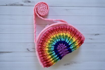 Rainbow Around My Shoulder Purse