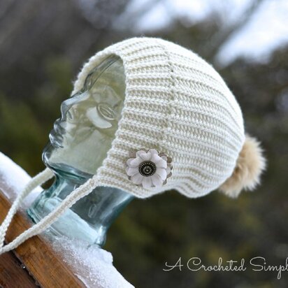"Winter Poms" Slouch