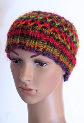 Honeycomb Rainbow Hat