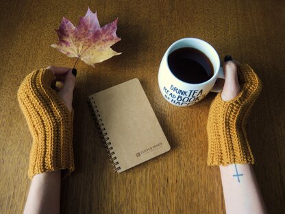 Autumn Sunflower Gloves