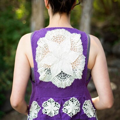 Sun Struck Boho Vest ~ Knit Version