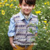 Fairisle Waistcoat - Knitting Pattern for Kids in Debbie Bliss Baby Cashmerino