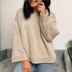 Easy knitted sweater