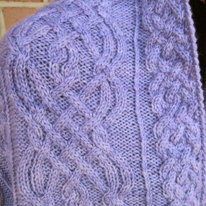 Fraser Cabled Shawl