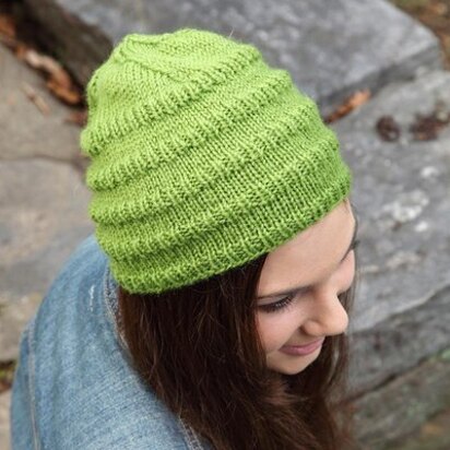 485 Chrysanthemum Hat - FreeFreeKnitting Pattern for Adults in Valley Yarns Stockbridge