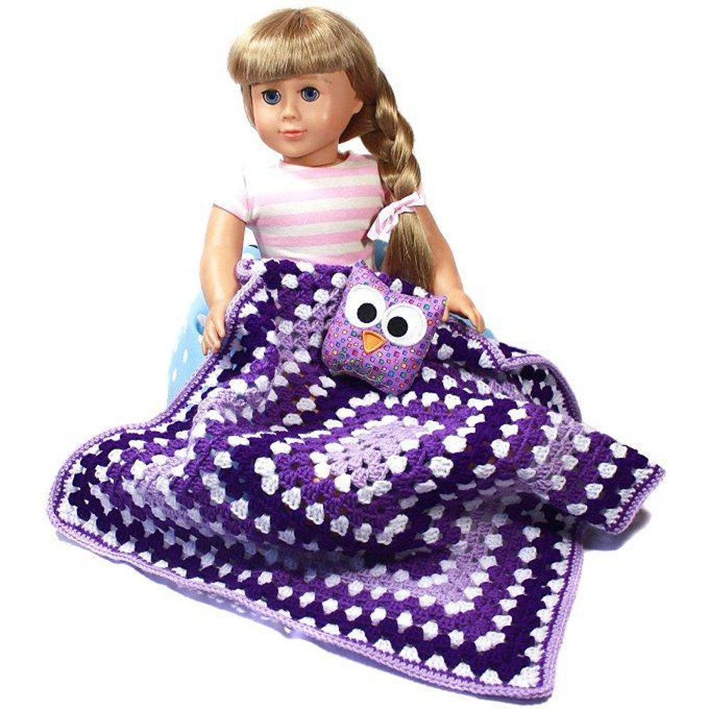 With Love from Gran Doll Blanket Crochet pattern by Doll Tag Clothing