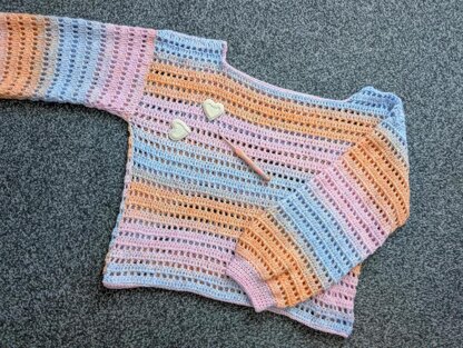 Crochet Summer Sunset Sweater Pattern