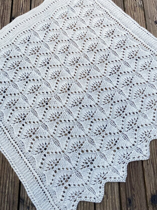 Lace Anniversary Lap blanket