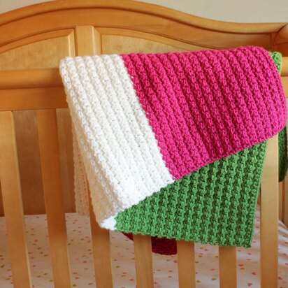 Classic Color Block Blanket