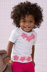 Baby Tee Flower Appliques in Red Heart Baby Sheen Solids - LW4137 - Downloadable PDF