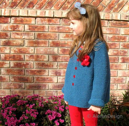 Children’s Cardigan with Embellishments