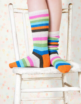 Popsicle Socks in Spud & Chloe Fine - 9808 