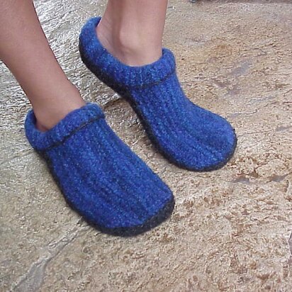 Felted Clogs Made Easy! - knitting pattern