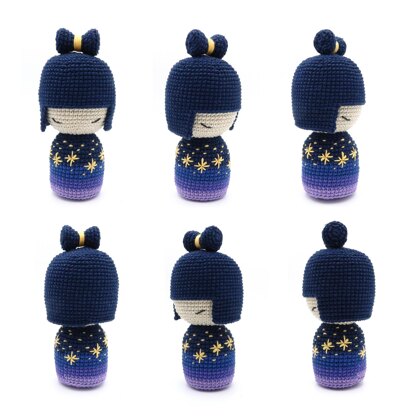 Night Kokeshi Doll
