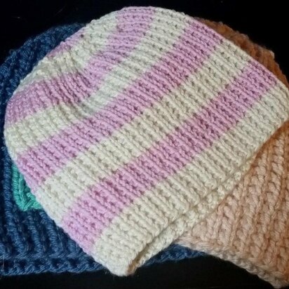 Simple Joy - Worsted Hat - knitting pattern