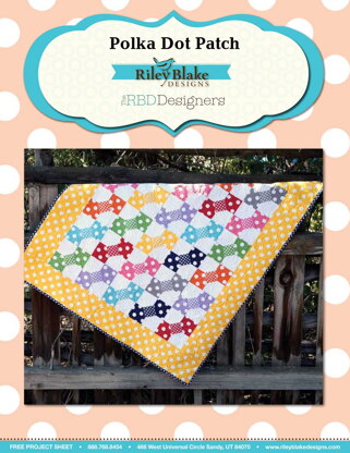 Riley Blake Polka Dot Patch - Downloadable PDF