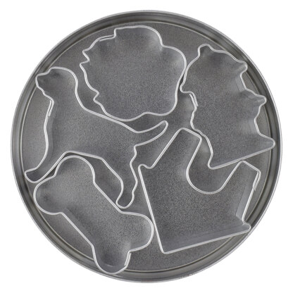R&M Mini Dog Bone Cookie Cutters Set of 5