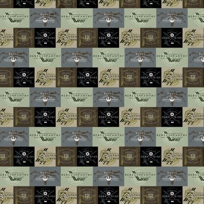 Cricut Patterned Premium Vinyl Sampler 12"X12" 6/Pkg - Star Wars The Rebel Alliance -Removable