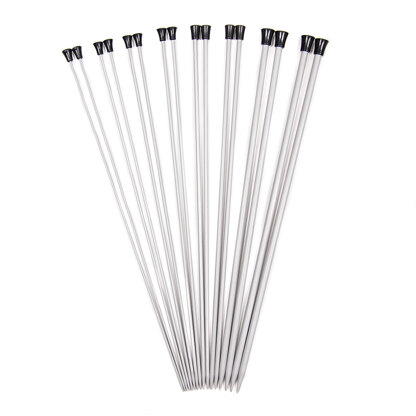KnitPro Basix Aluminum Stricknadeln 30cm - 2.00mm
