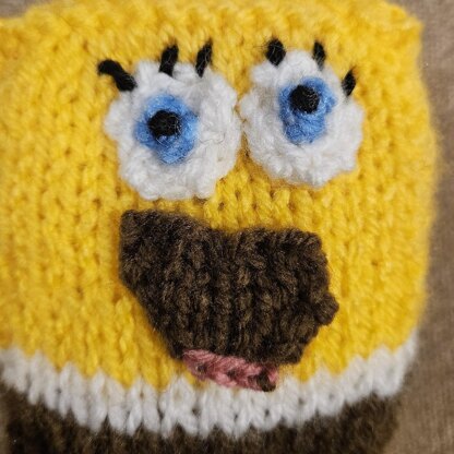 Knitted SpongeBob