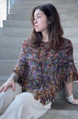 Boho Poncho Crochet Pattern
